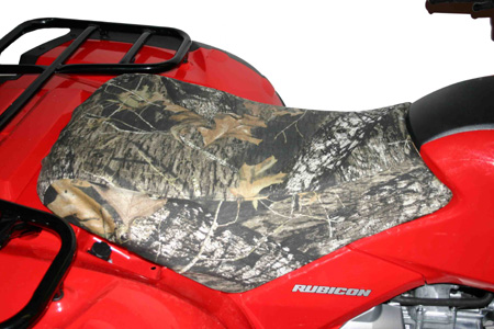 VPS Seat Cover Compatible With Honda Rubicon 650 680 Red Sides ATV Seat Cover 