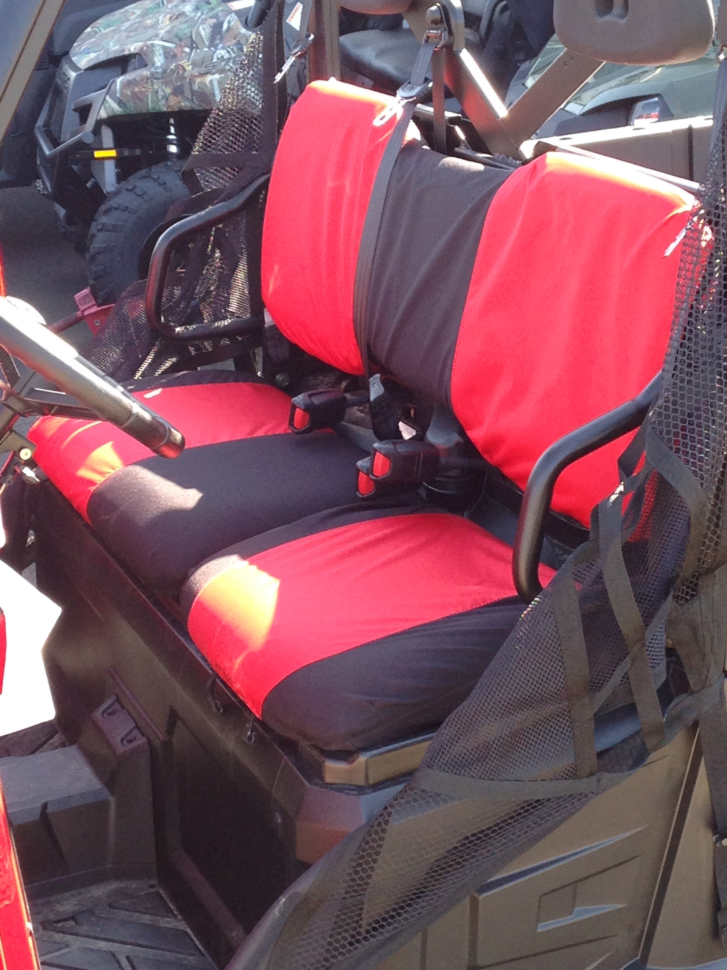 Polaris Ranger XP 900 One Piece Backrest Seat Covers (Full Size) - Greene Mountain Outdoors LLC Polaris Ranger 900 Xp Seat Covers 60/40
